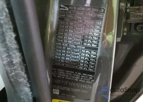 2019 Jaguar E-Pace Se z USA, uszkodzony, nr VIN SADFP2FX7K1Z34874